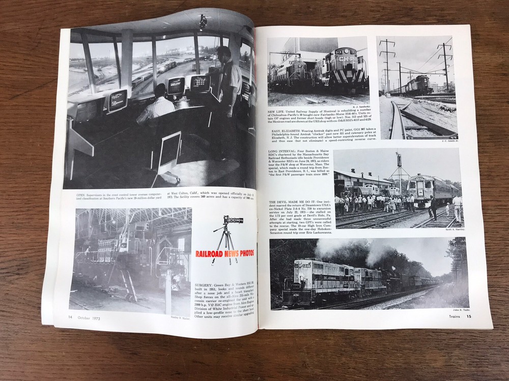 Vintage Trains Magazine October 1973 Issue