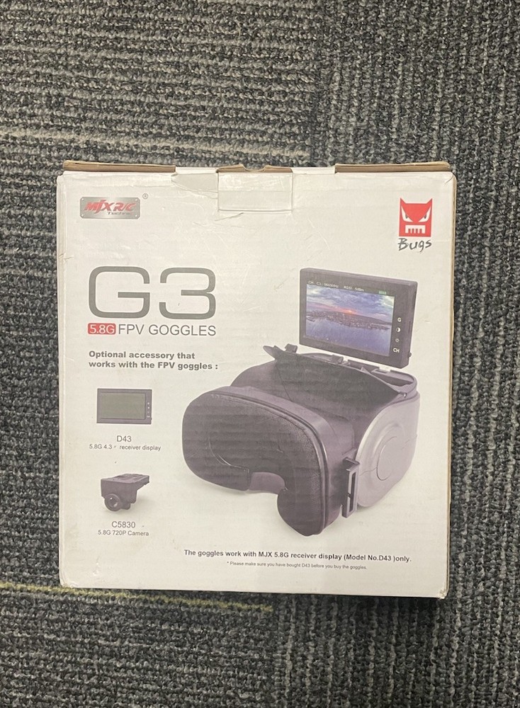 Bugs G3 5.8g First Person View Goggles