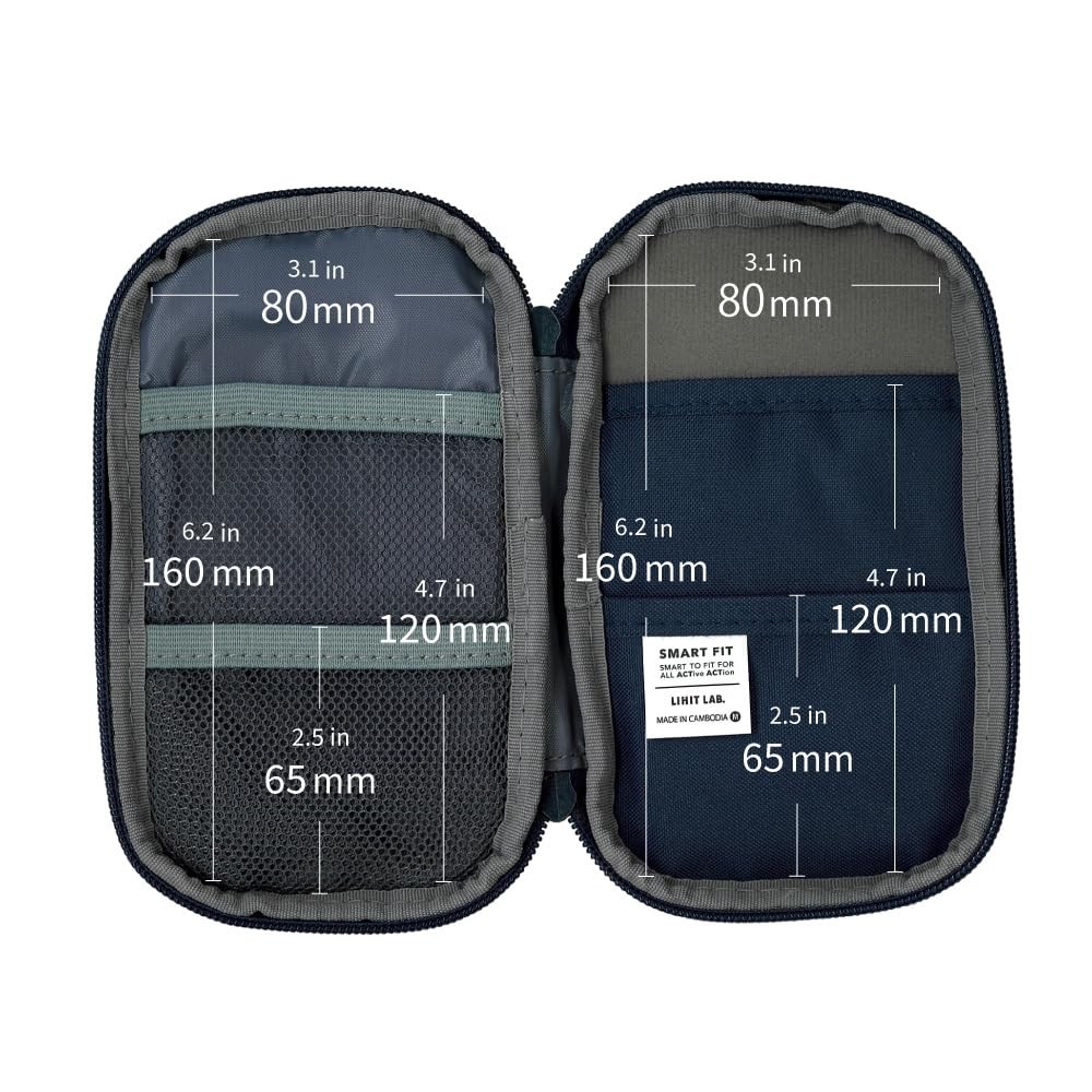 Lihitlab Compact Pen Case Water Stain Repellent