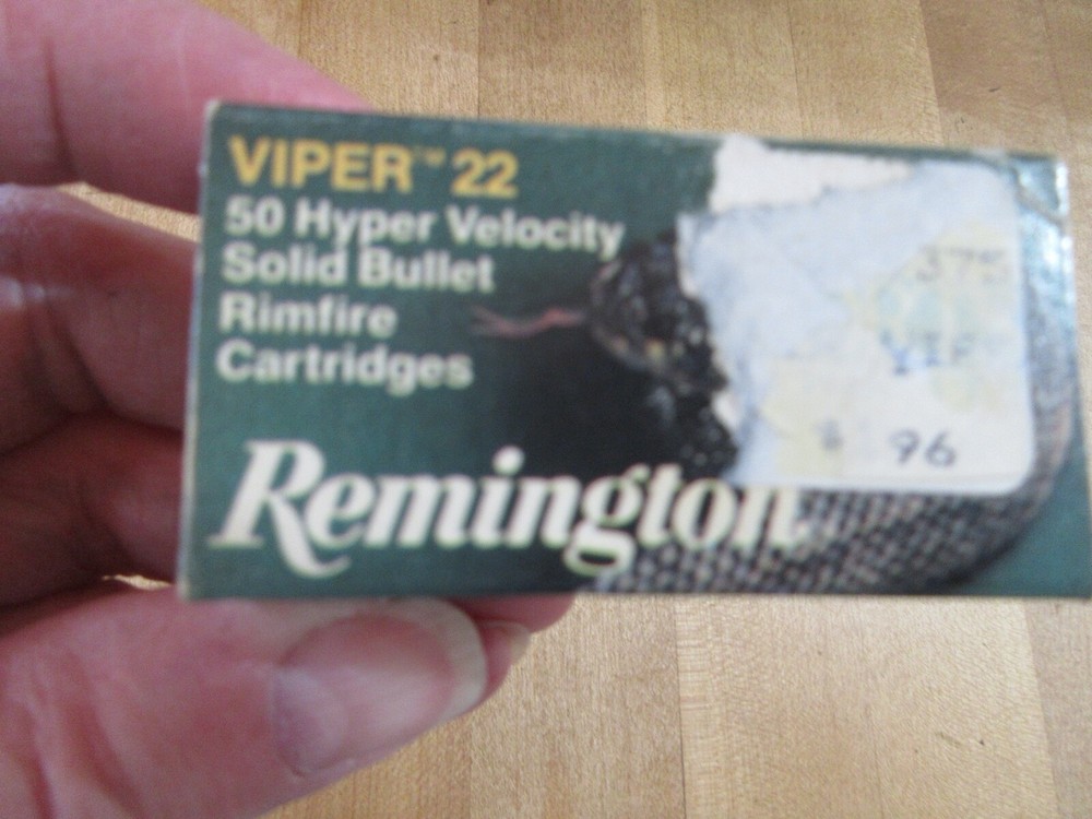 Empty Ammo Box Remington Viper 22 (w17) # 66