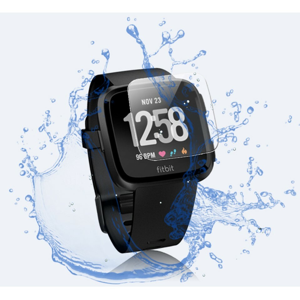 2-Pack Screen Protector TPU Full Coverage Clear Film For Fitbit Versa Watch