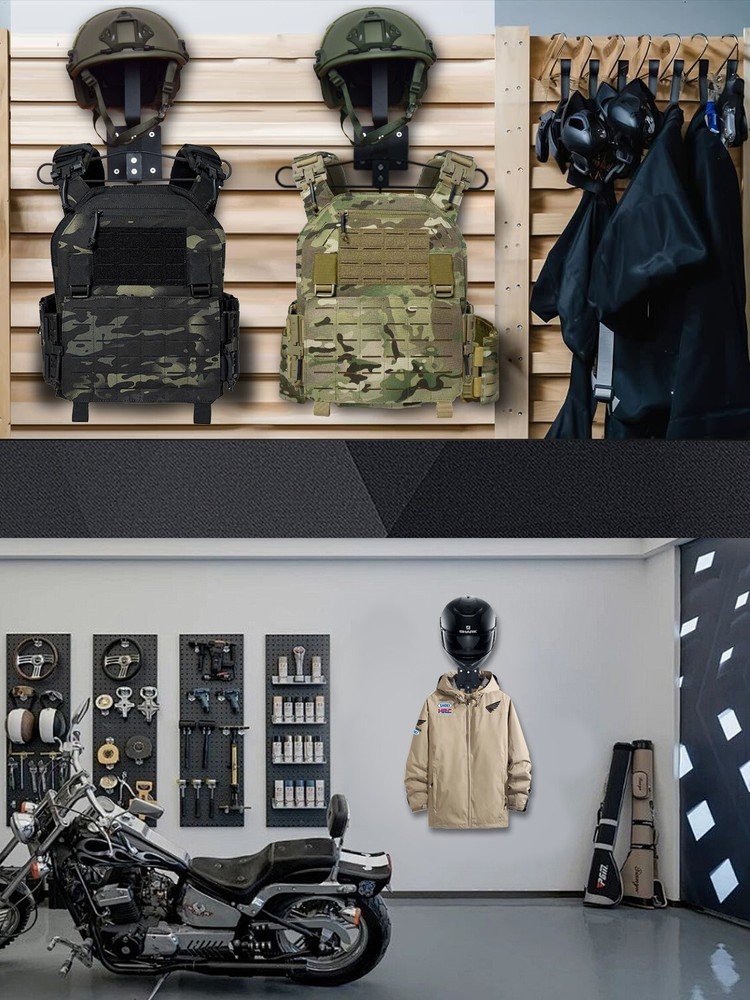 Tactical Accessory Display Rack Ferrous with Helmet Holder Multipurpose mount