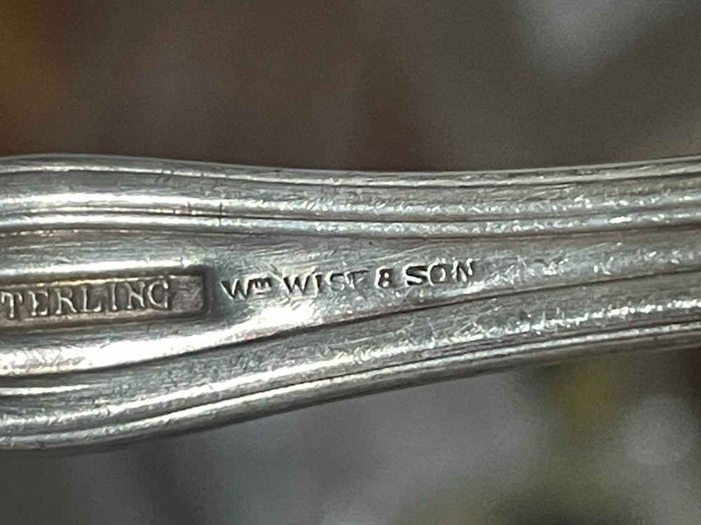 Watson MOUNT VERNON Pattern Sterling Silver Serving Spoon 110 grams