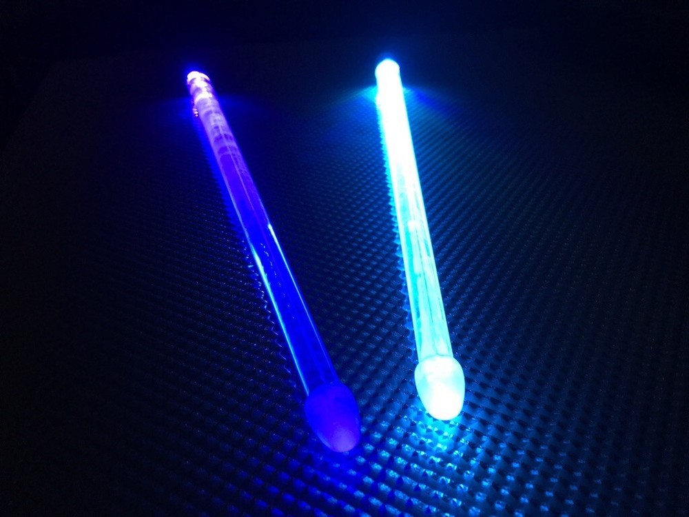 Light Up Color Changing LED Drumsticks USB Rechargable