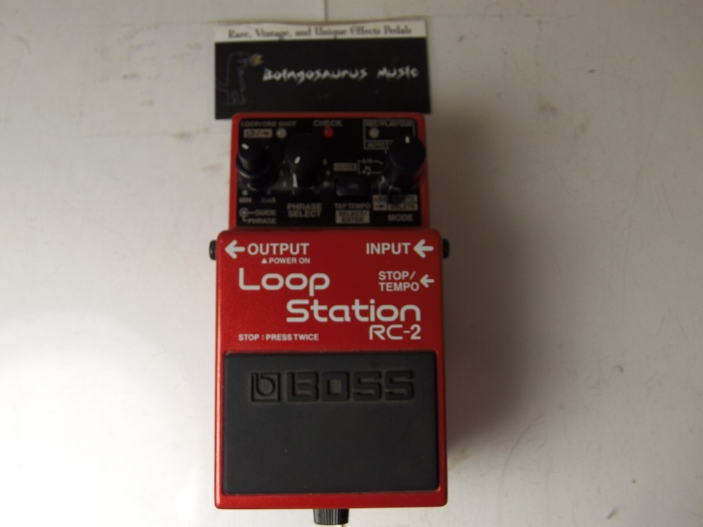 Boss RC-2 Loop Station Looper Sampler Effects Pedal Phrase Sampler Free USA Ship