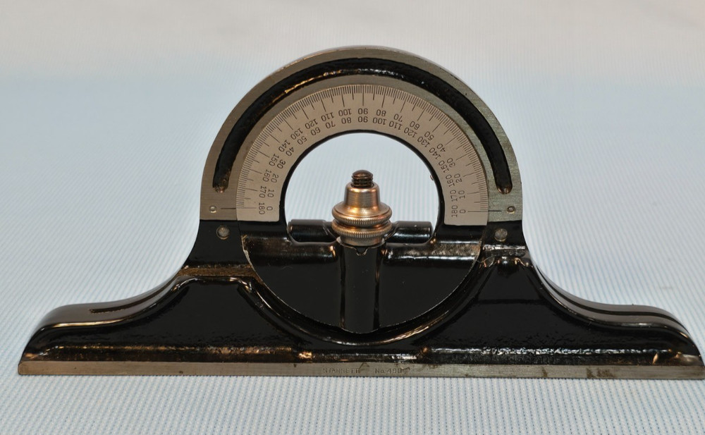 STARRETT 490 & 491 PROTRACTOR AND CENTERING HEADS