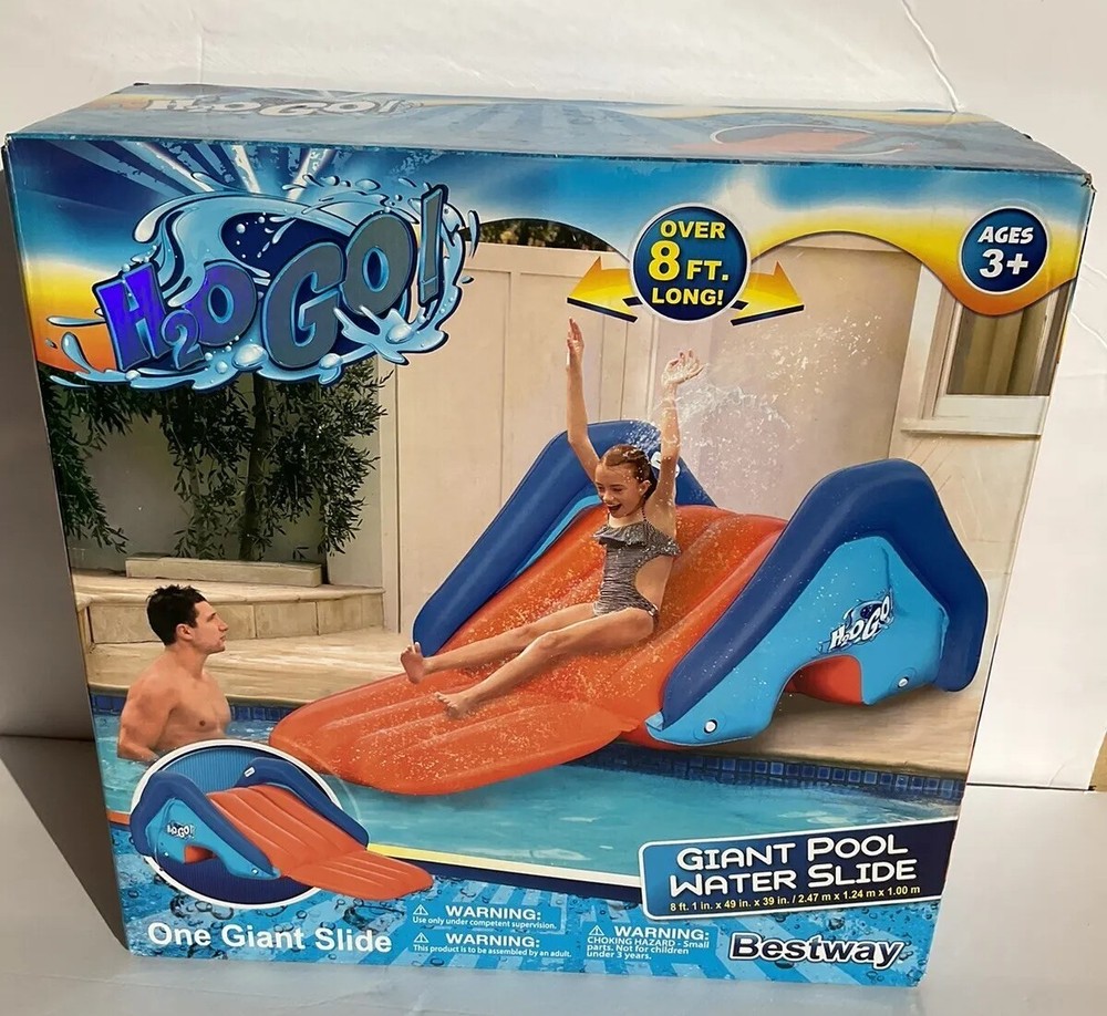 H20GO! GIANT INFLATABLE POOL WATER SLIDE
