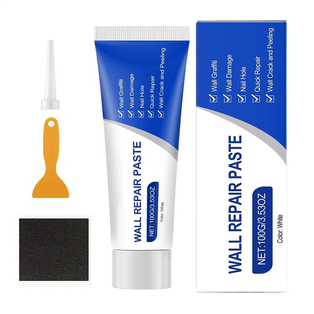 Drywall Patch Repair Kit 100G Wall Mending Agent Multi-Functional Quick Drying