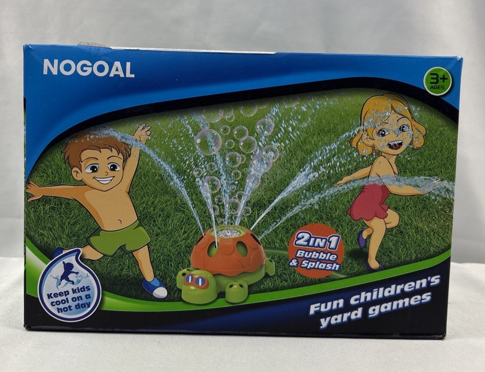 Splash Tortoise Spinner Sprinkler Ages 8+ Summer Fun. New