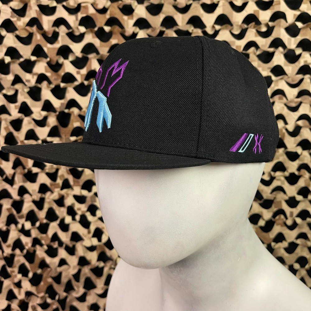 NEW HK Army Split Snap Back Hat - Black/Blue/Purple