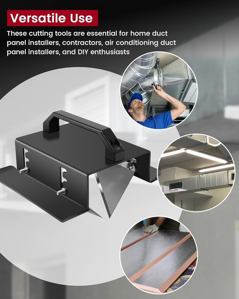 Adjustable V-Cut Duct Board Cutting Tools3 Adjustable Cutting Thickness Settings