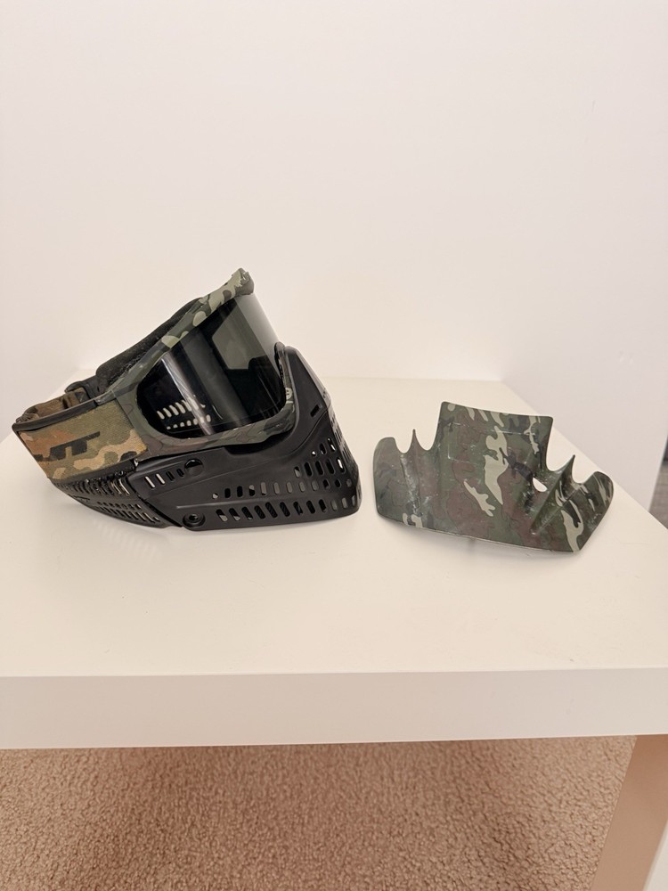 Jt Proflex With Camo Frame, Strap, And Visor. Hard Bottoms