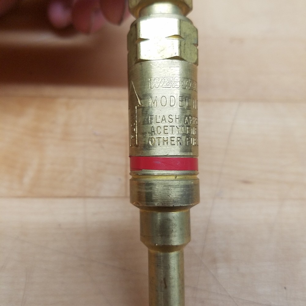Western Enterprises QDF2009, Flash Arrestor and Check Valve. - USED
