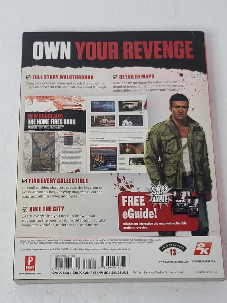 Prima Pub Strategy Guide Mafia III - Official Guide
