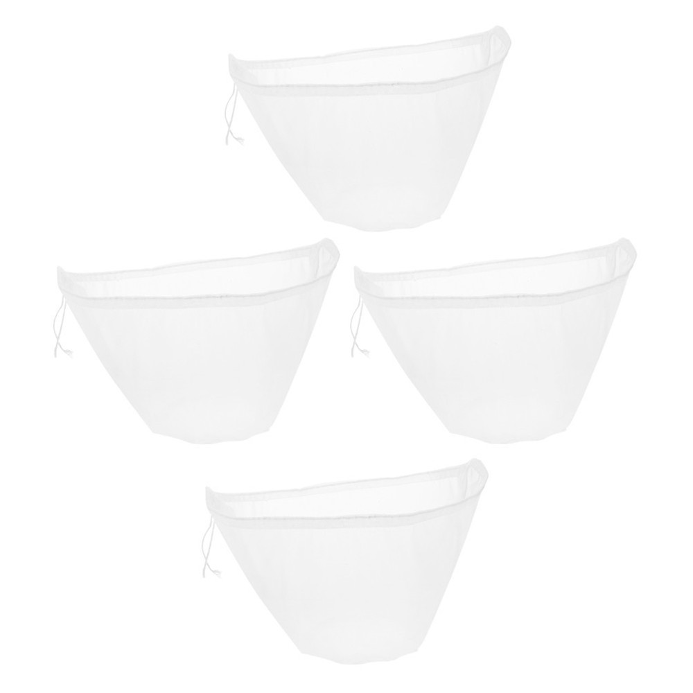 4 Pcs Kitchen Strainer Food Strainers Essentials Fabric Mesh Bag
