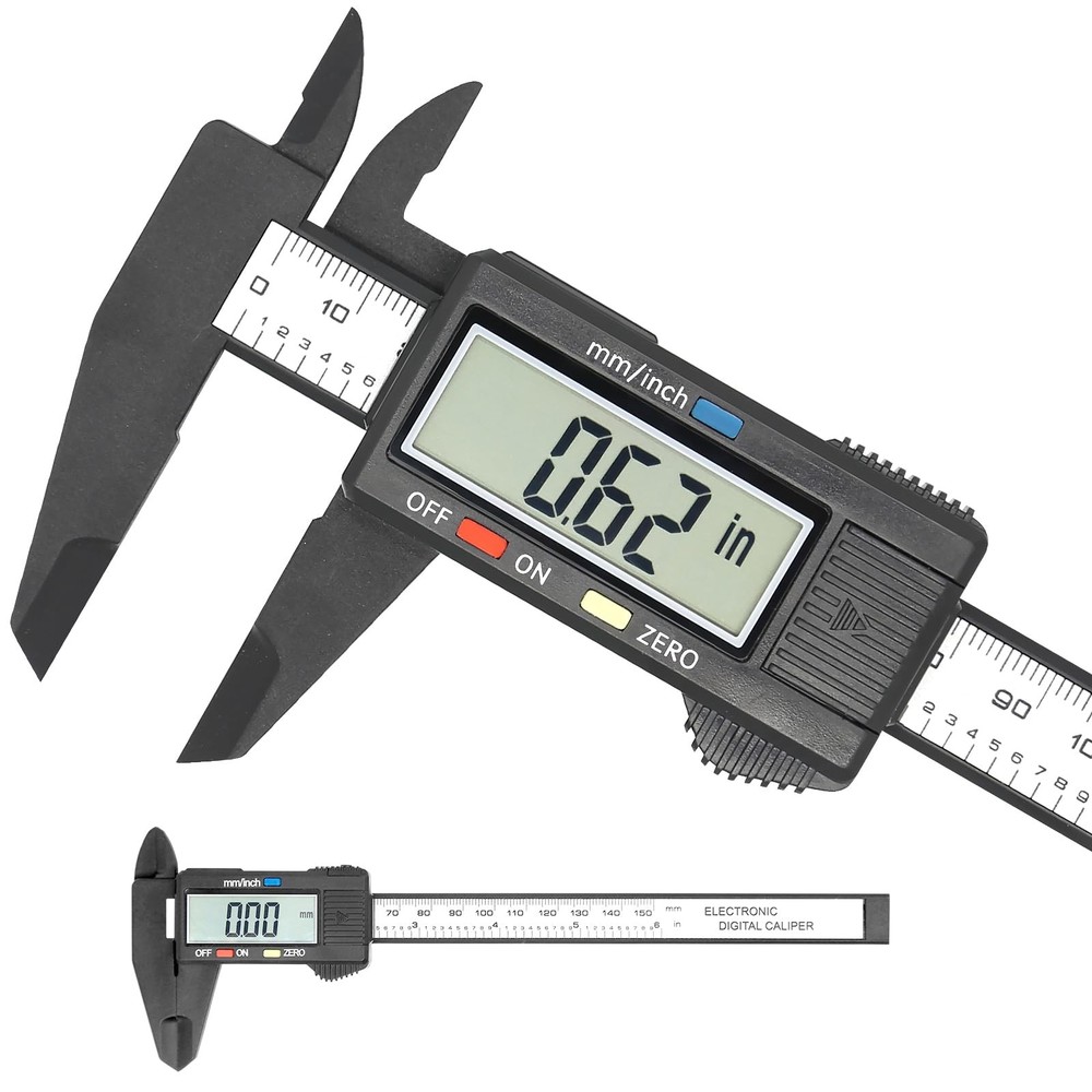 Electronic Digital Caliper, Plastic Vernier Caliper, Caliper Measuring Tool w...