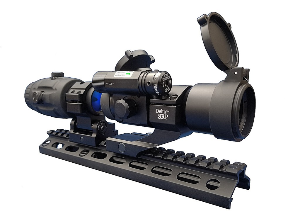 Red Dot reflex Scope with Flip to Side Magnifier Combo - Aimpro Rifle Scope