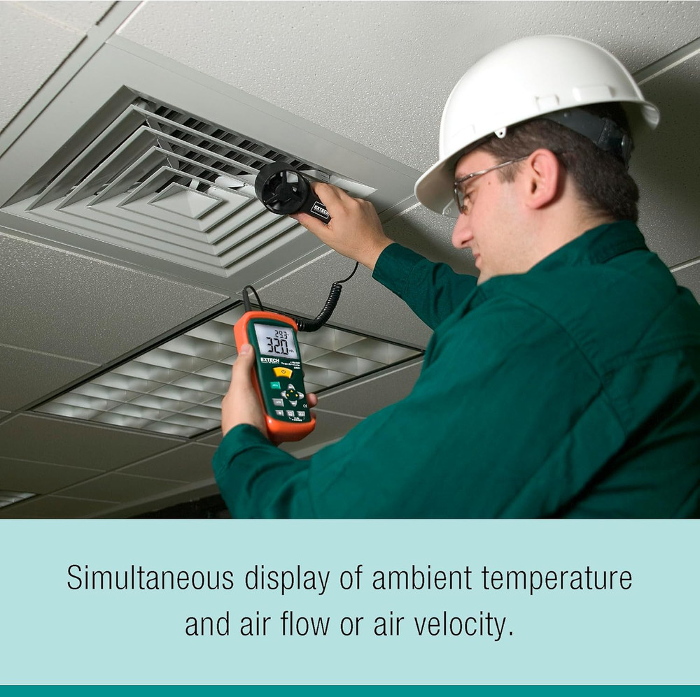 AN100 CFM/CMM Mini Thermo-Anemometer