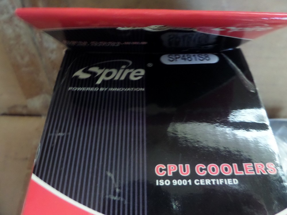 Spire CPU Cooler SP481S8 ISO 9001 Certified NIB