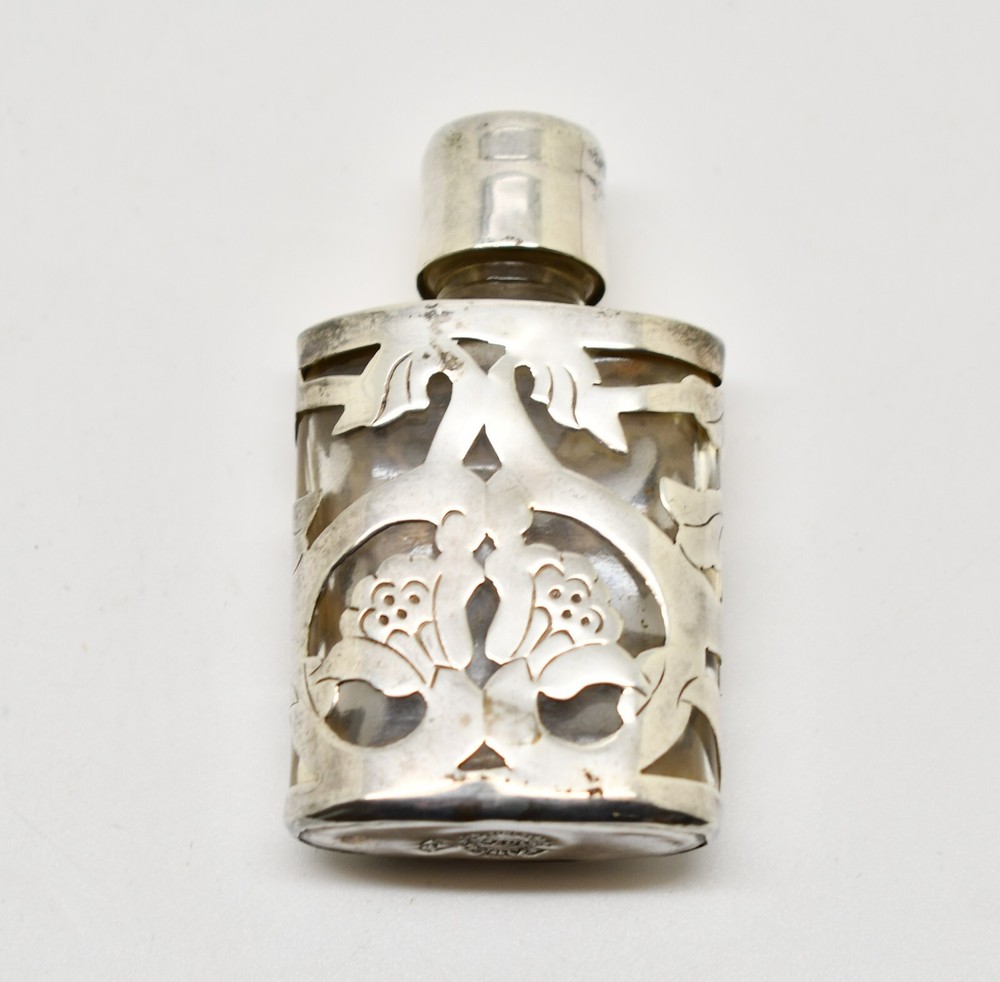 Gorgeous Sterling Silver Perfume Bottle #FMW018