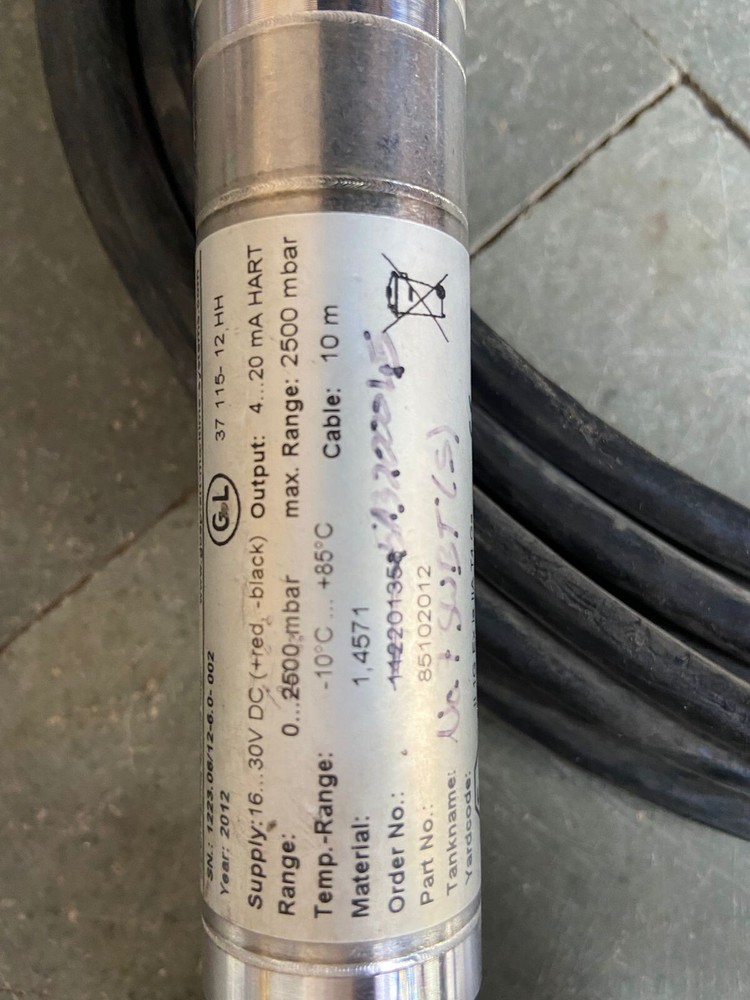 GMS GT300 Hart Level Transmitter Sensor