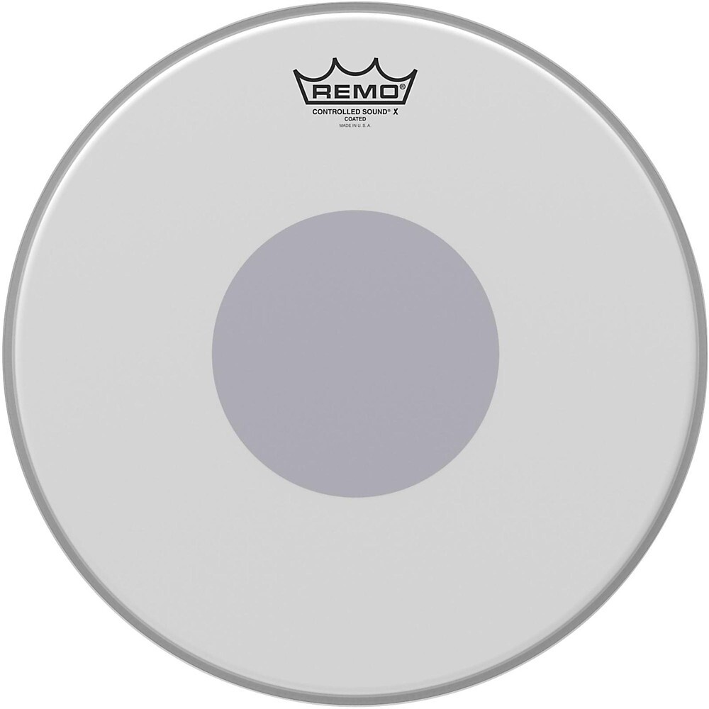 Remo Controlled Sound X Black Dot On Bottom 14" Coated