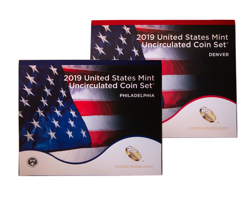 2019 PD US Mint Set (OGP) 20 coins NO W Cent