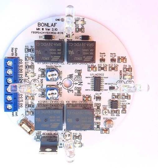 MK III 24VDC 10A Dual Axis Solar Panel Sun Tracking Analog Controller Board DIY
