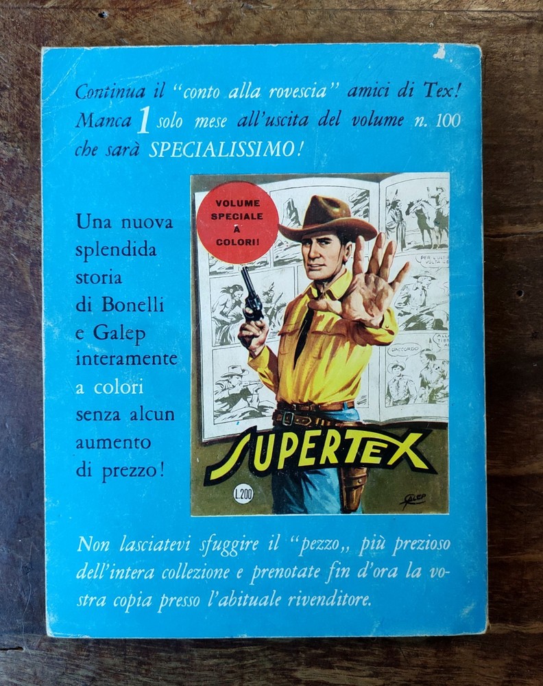 TEX Comic No. 59 DUEL AT DAWN 1969 Three Stars Bonelli Read Description