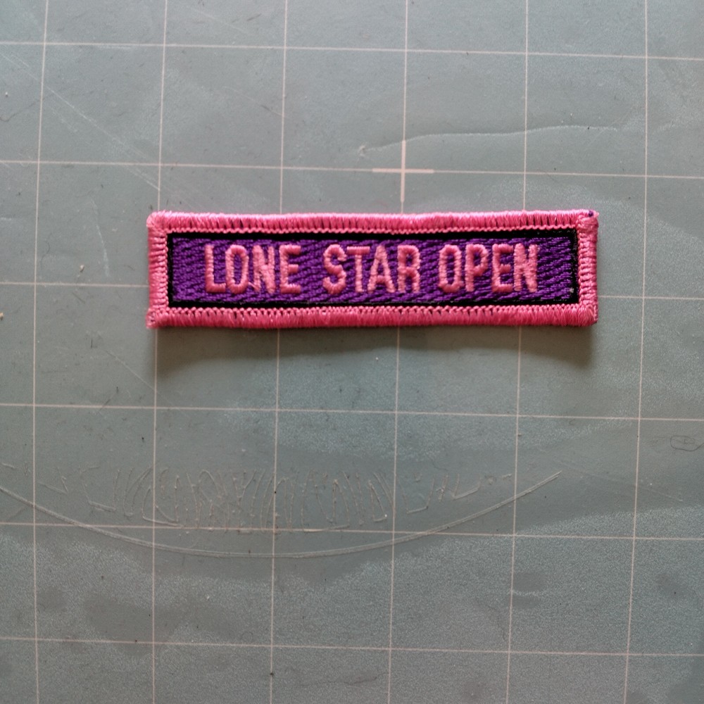 Lone Star Open Bar Patch size 1X4