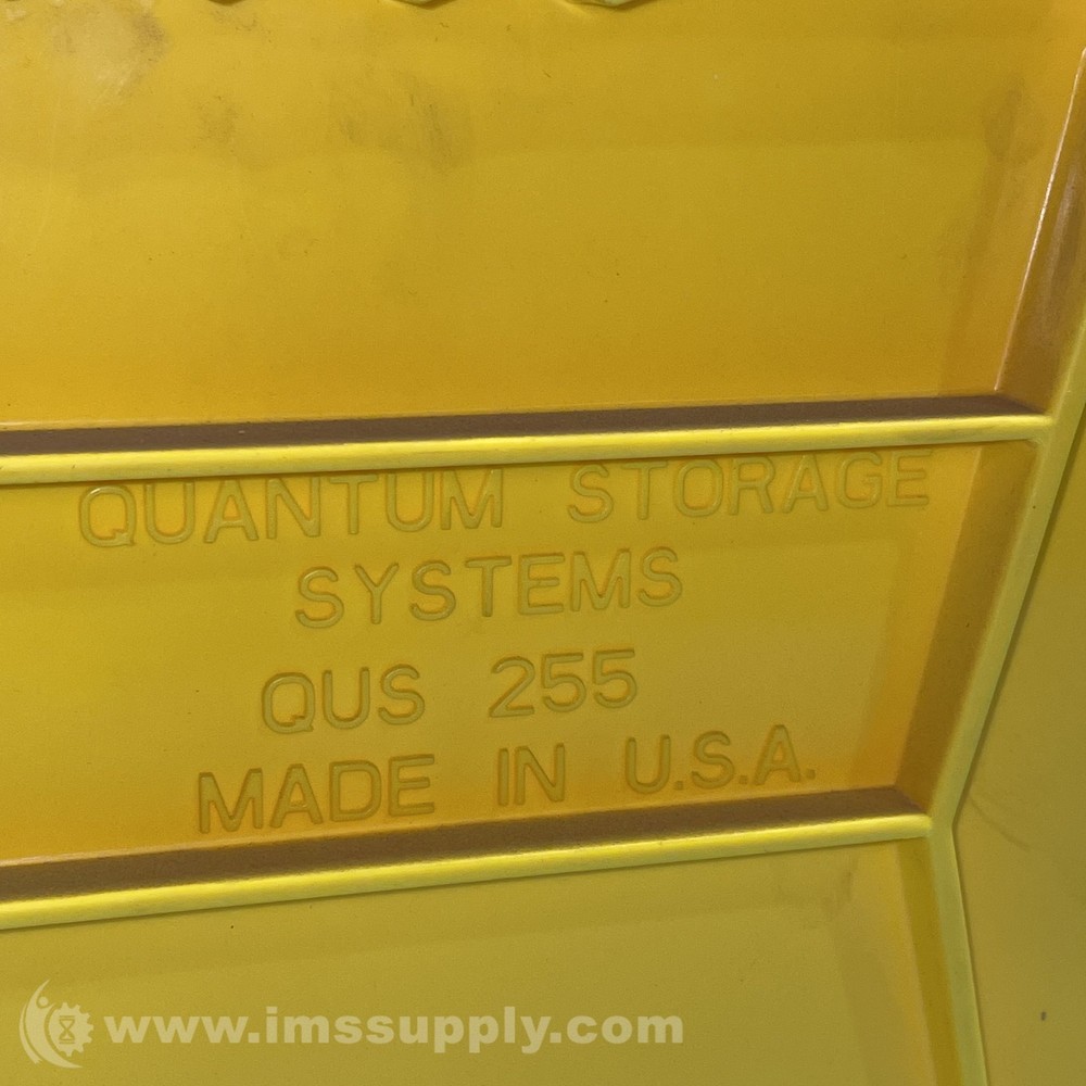 Quantum Storage Systems QUS 255 Color Yellow Quantum Stack Bin USIP