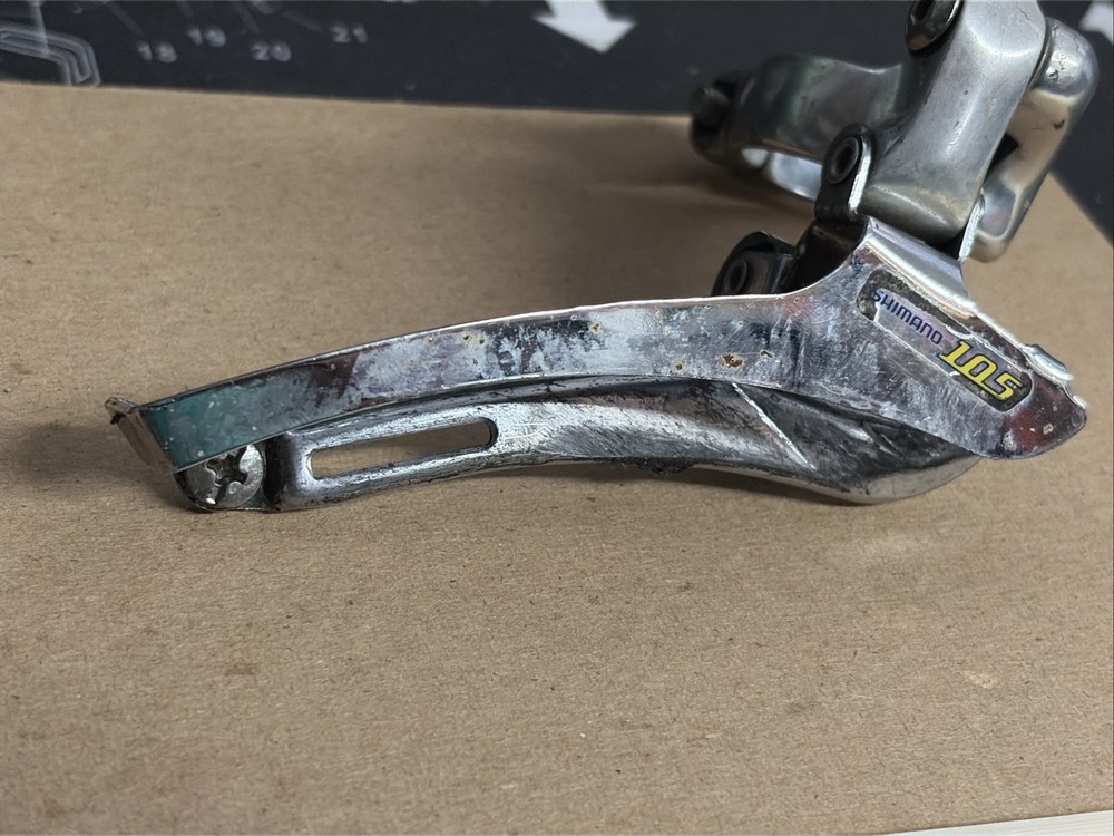 Shimano 105 Front Derailleur FD-5500 Clamp On 31.8 Bottom Pull Double