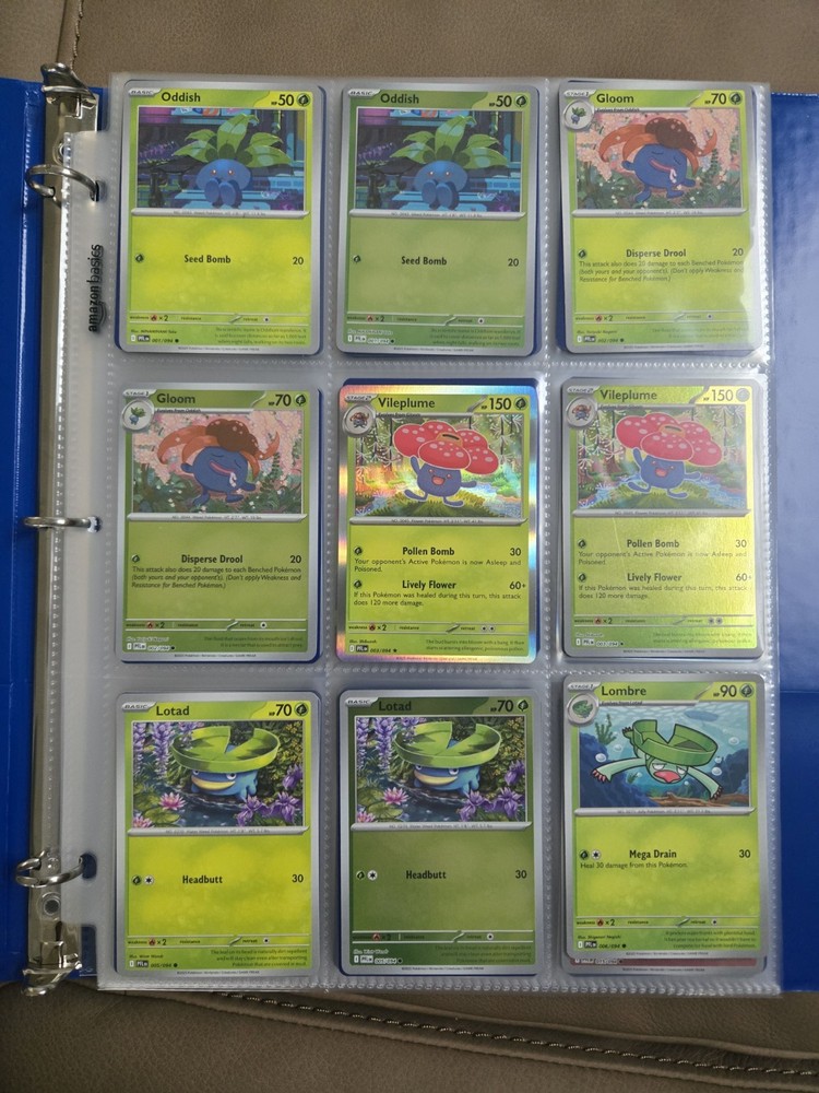 Phantasmal Flames 95% Complete Master Base Set. C/H/R/Ex/Trainers. Binder