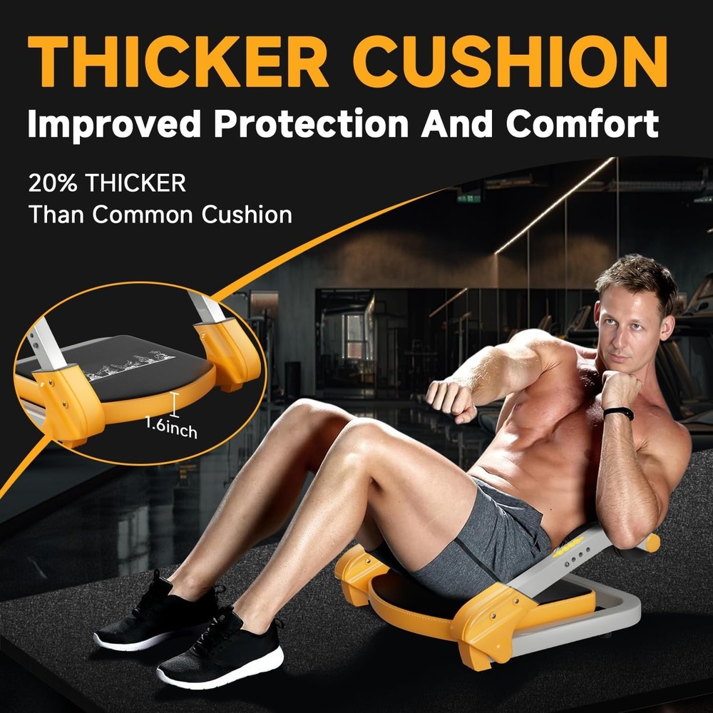 Adjustable Ab Trainer Machine for Home Workout - 350 LBS Capacity