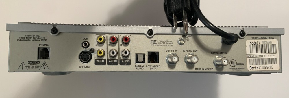 DIRECTV DRD455RH RCA Satellite TV Receiver Used