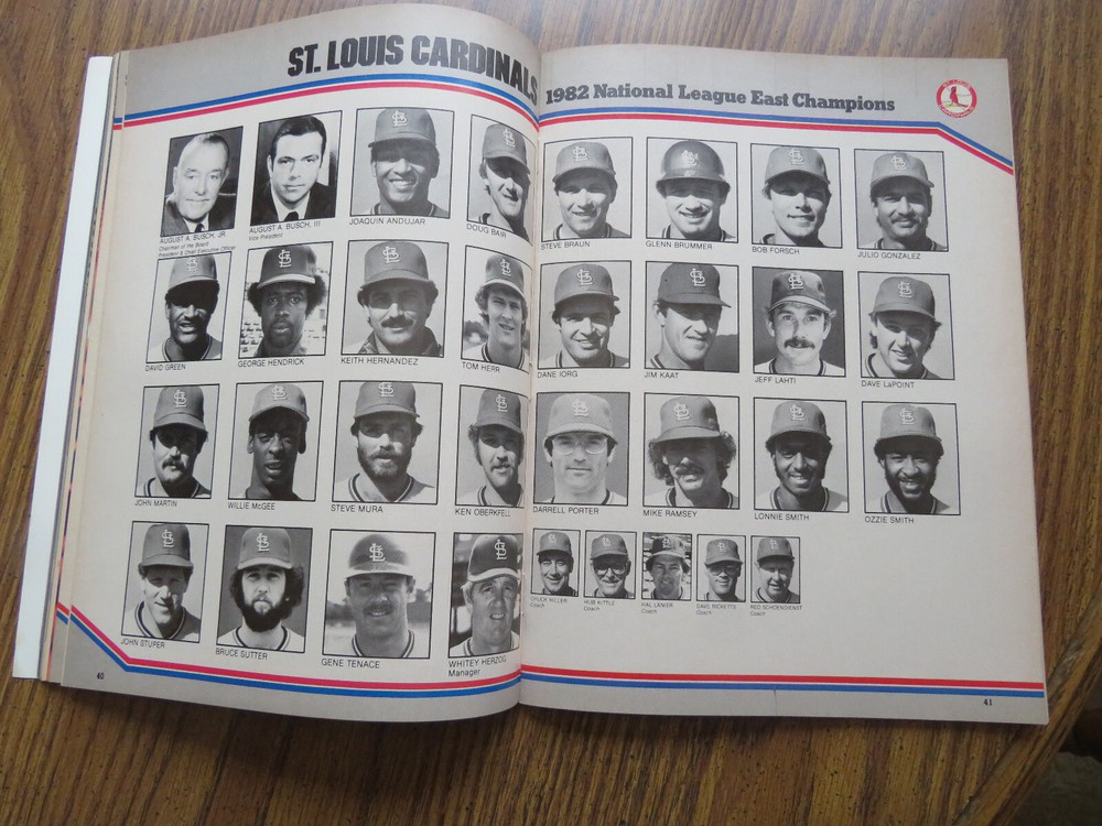 1981 &1982 World Series Programs Yanlees/Dodgers & Cards/Brewers