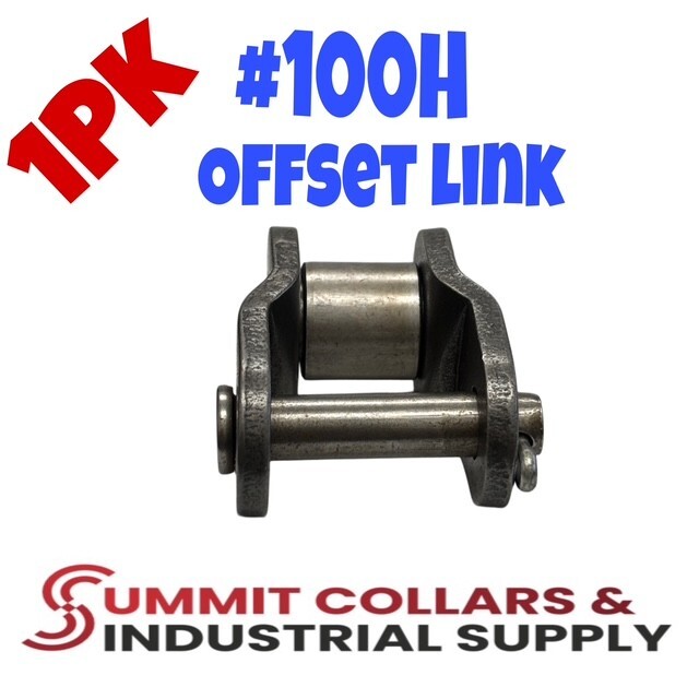 #100H Heavy Roller Chain Offset Links - 1 Pack