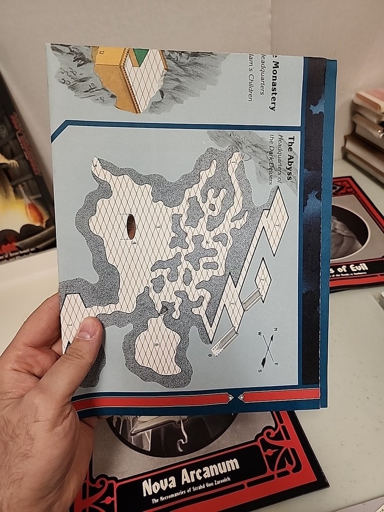 1992 TSR AD&D 1079 Ravenloft Forbidden Lore Complete Unused