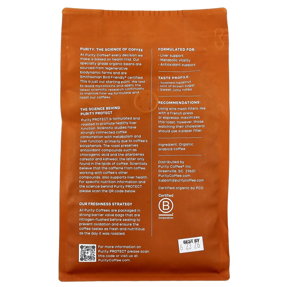 Protect, Whole Bean, Light-Medium Roast, 12 oz (340 g)