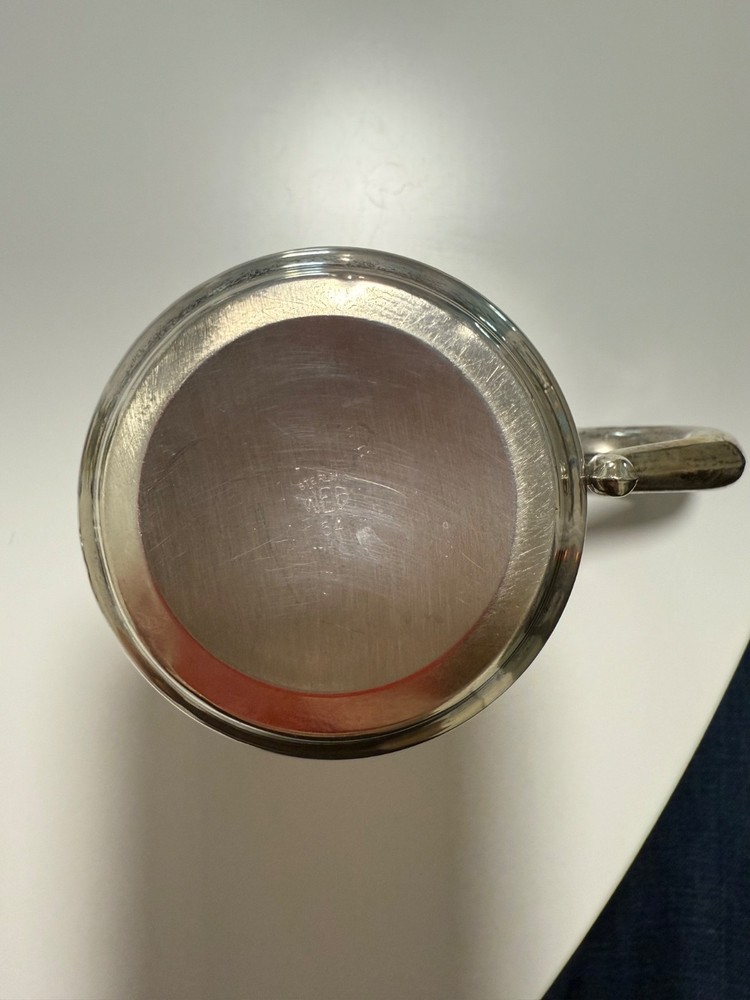 Vintage Sterling Silver Web 54 Baby Cup Monogrammed