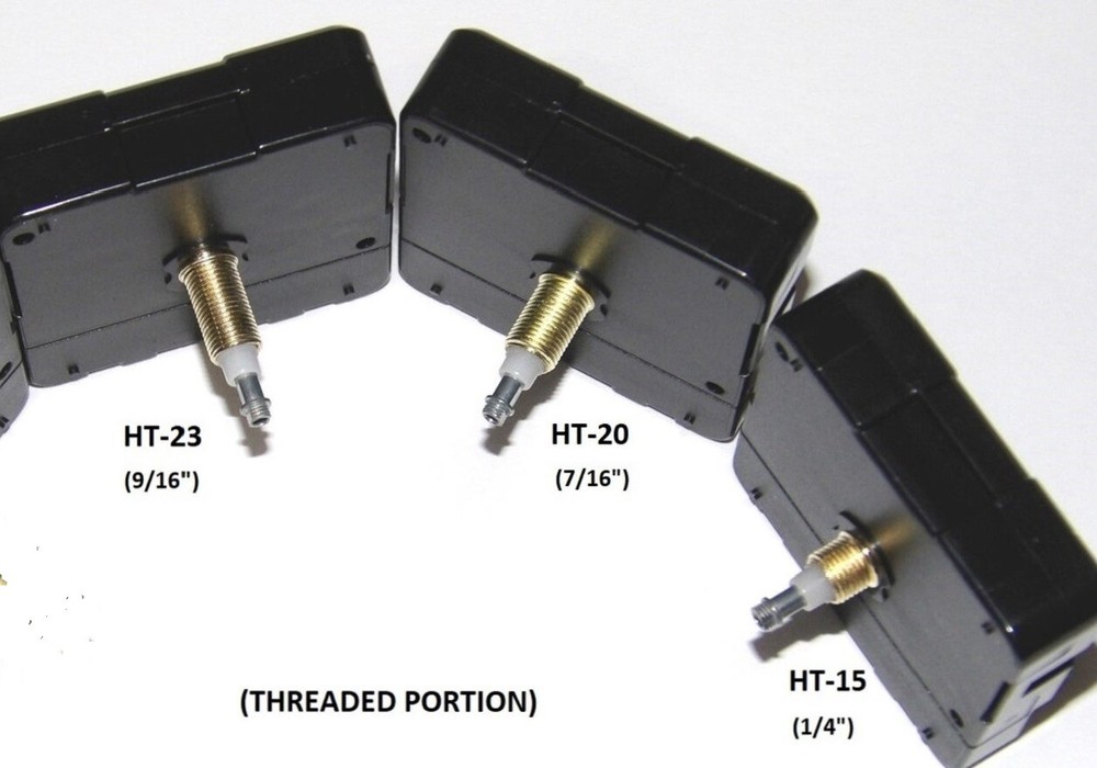 High Torque Clock Movement (Silent) with 8" Large Spaded Hands #34 - Wall Mount
