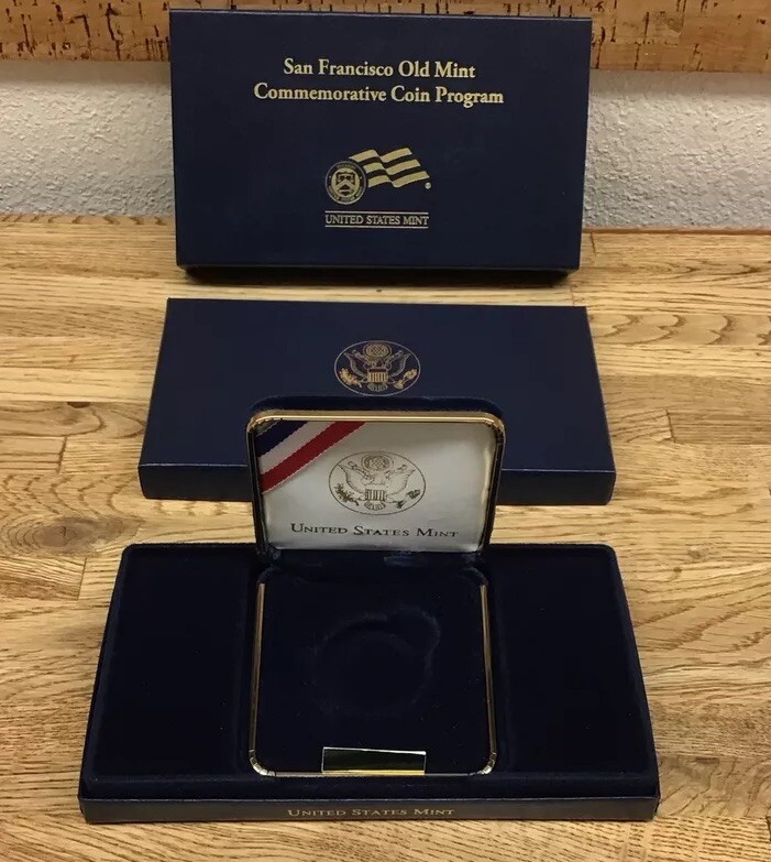 US Mint 2006 San Francisco Old Mint Commemorative  Box ONLY EMPTY NO COINS QU-4