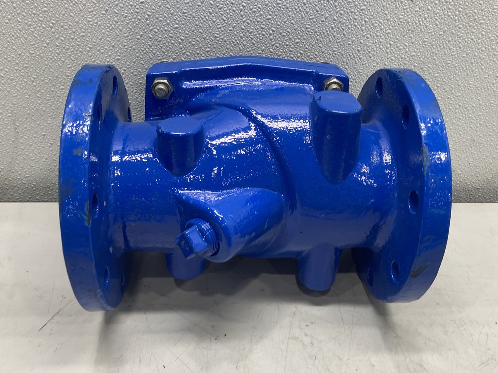 Val-Matic Swing-Flex Check Valve 4" 250 CWP Blue 504A-DB6F