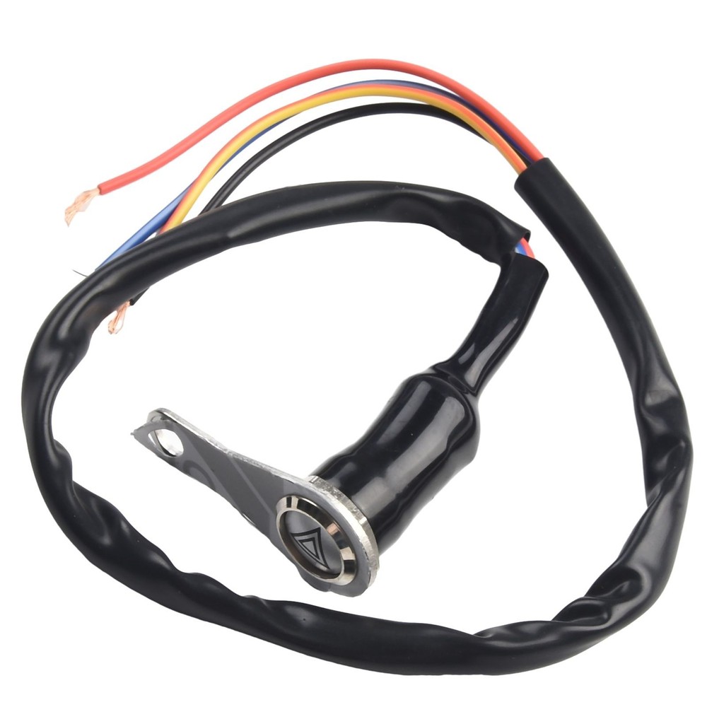 NEW Red LED Motorcycle Switch ON+OFF Handlebar Mount Push-Button 12V Work Light