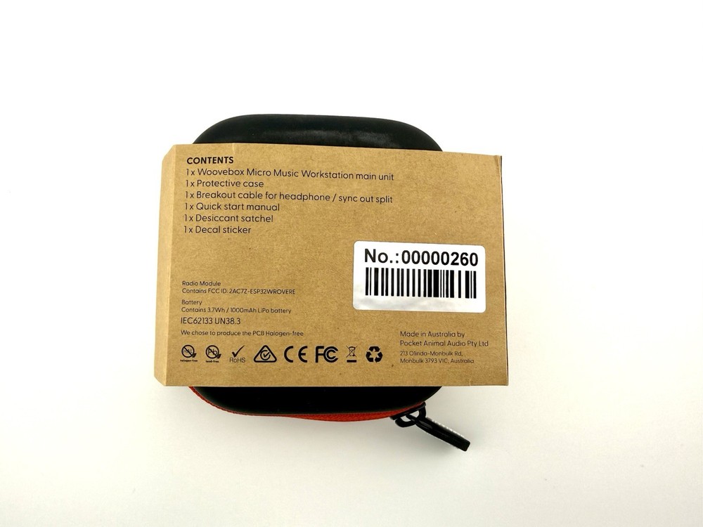 Woovebox Micro Synthesizer Pocket Operator Groovebox Drum Machine Sampler