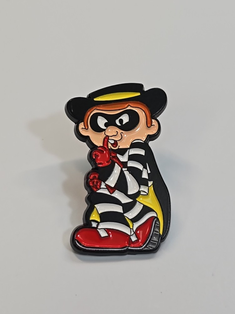 Hamburgerler McDonald's Character Lapel Pin