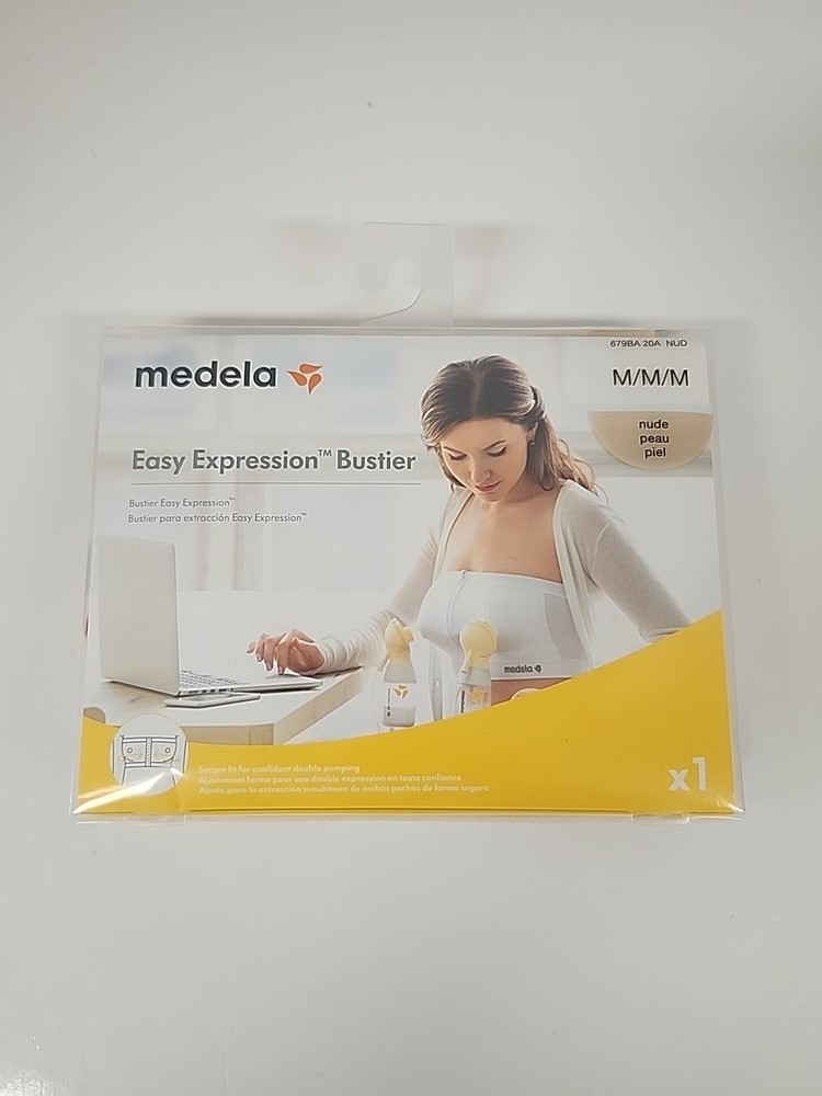 Medela Easy Expression Hands Free Pumping Bustier, Medium, Nude, 67941