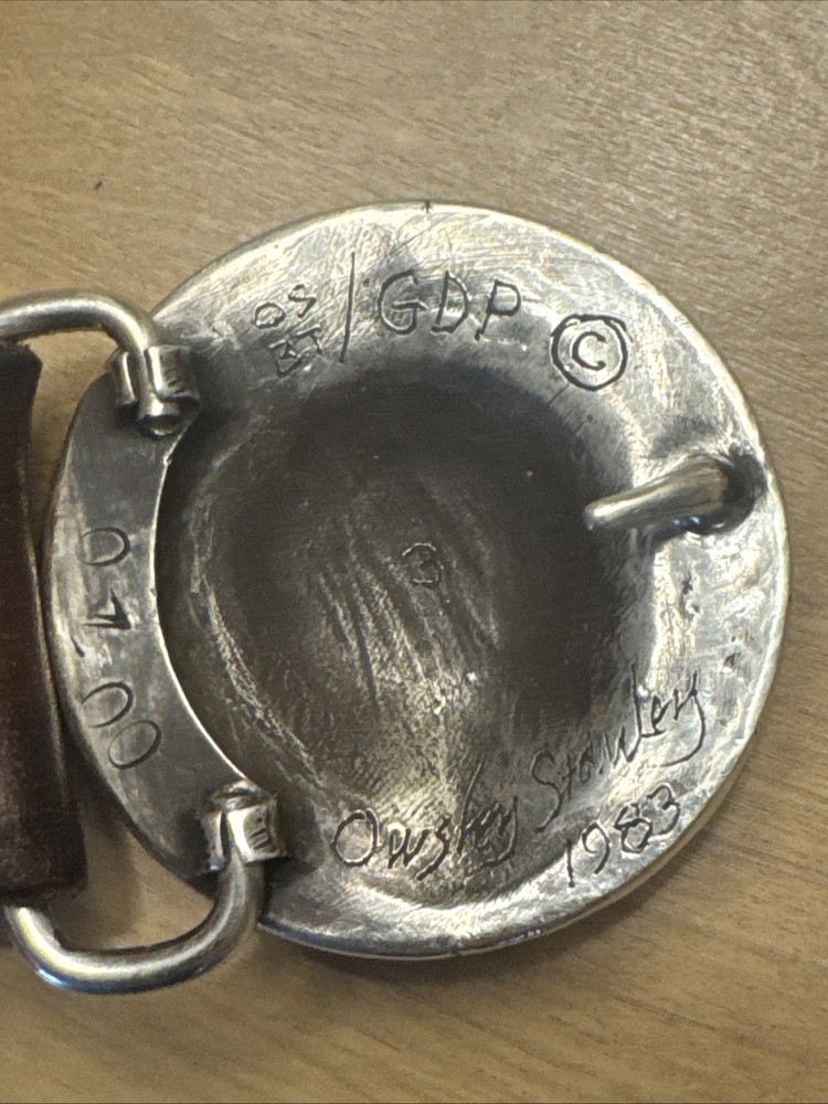 Owsley Stanley Silver Buckle Number 3