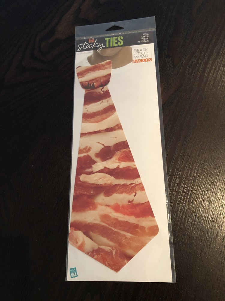 It’s Halloween! Ready To Wear Bacon Tie!