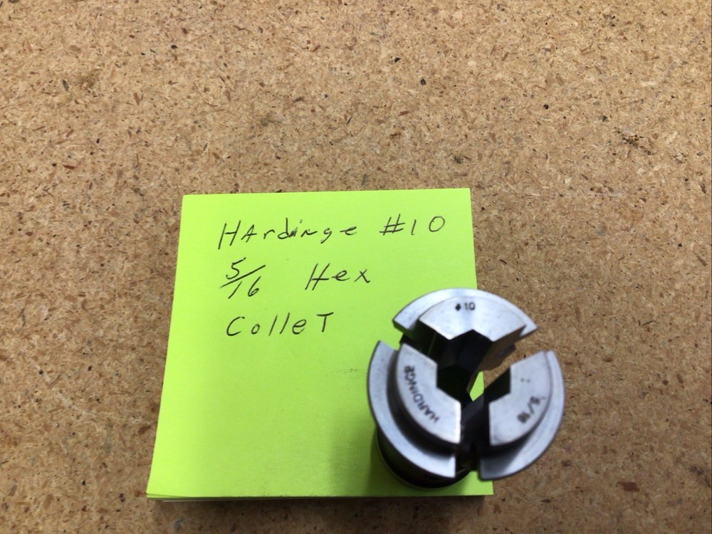 Hardinge 5/16 Hex Number 10 Collet